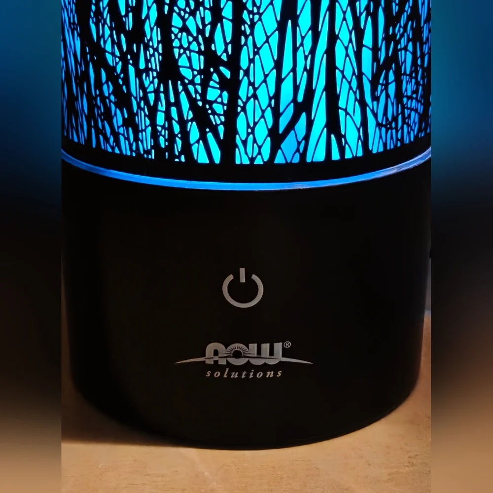 NOW Solutions Color-Changing Essential Oil Diffuser Black Base